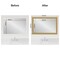 Amanti Art Mirror Makeover Bathroom Mirror Frame Border Kit - Fully Assembled Peel and Stick Frame - Mirror NOT Included - Grace Brushed Gold Trim